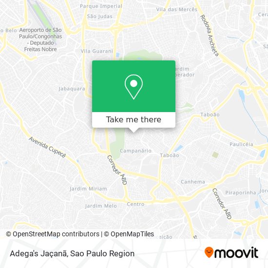 Adega's Jaçanã map