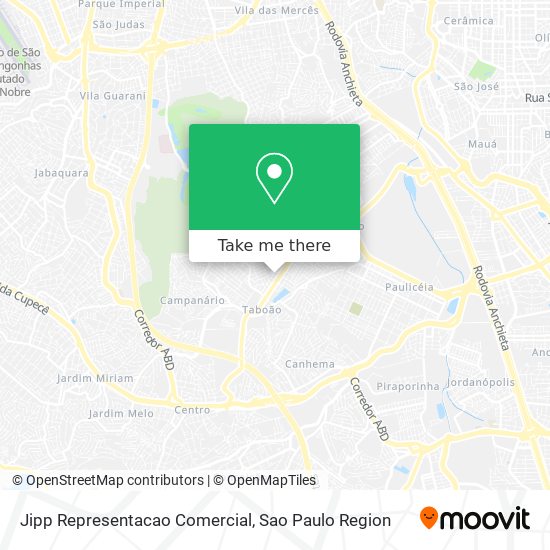 Jipp Representacao Comercial map