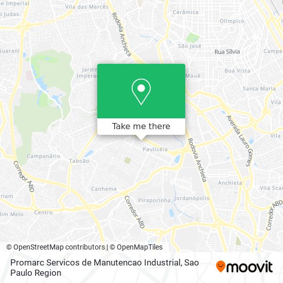 Promarc Servicos de Manutencao Industrial map