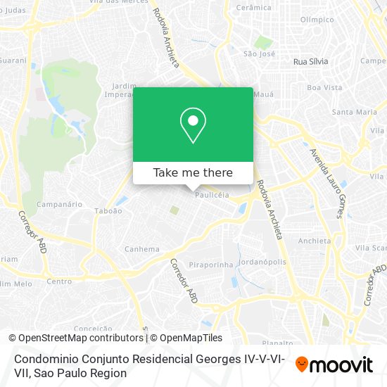 Mapa Condominio Conjunto Residencial Georges IV-V-VI-VII