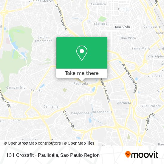 131 Crossfit - Paulicéia map