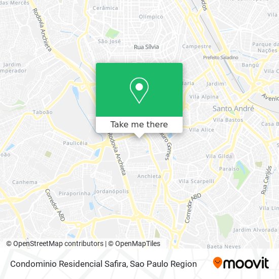 Condominio Residencial Safira map