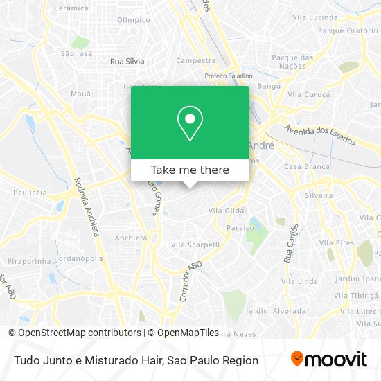Tudo Junto e Misturado Hair map