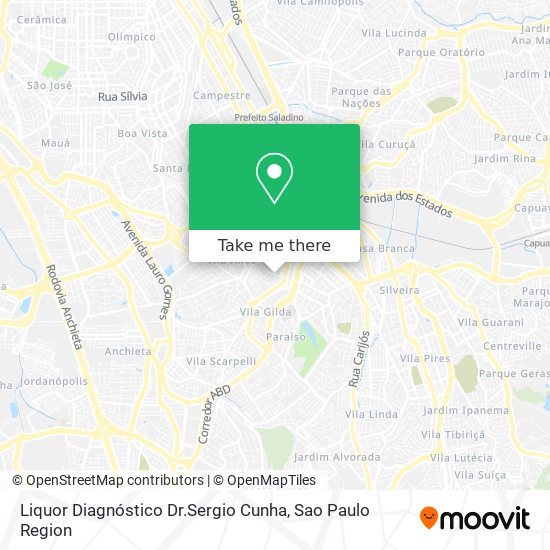 Liquor Diagnóstico Dr.Sergio Cunha map