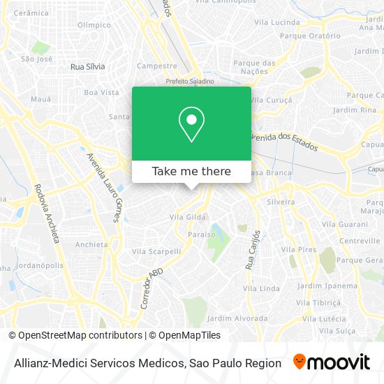 Allianz-Medici Servicos Medicos map