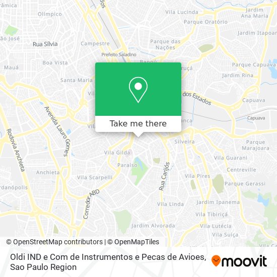 Oldi IND e Com de Instrumentos e Pecas de Avioes map