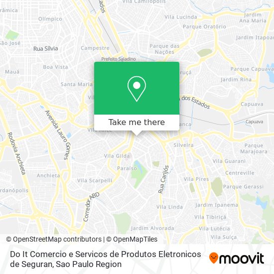 Mapa Do It Comercio e Servicos de Produtos Eletronicos de Seguran