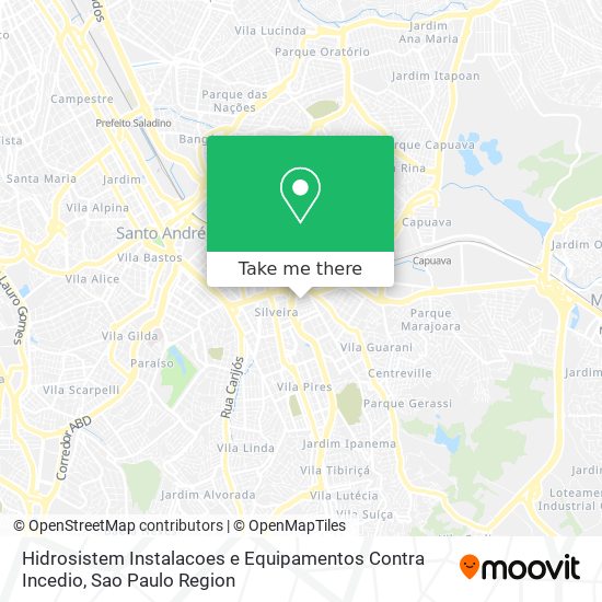 Hidrosistem Instalacoes e Equipamentos Contra Incedio map