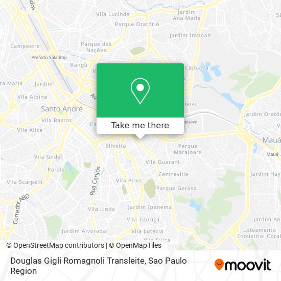 Douglas Gigli Romagnoli Transleite map