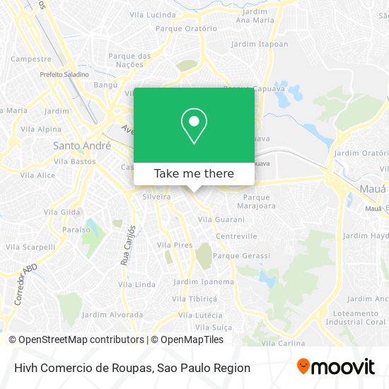 Hivh Comercio de Roupas map