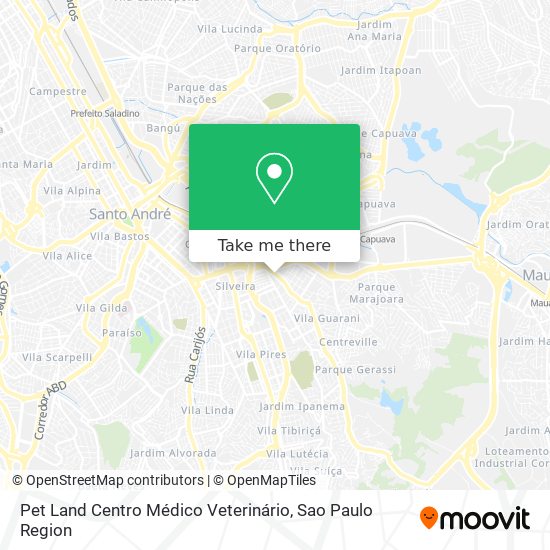 Mapa Pet Land Centro Médico Veterinário