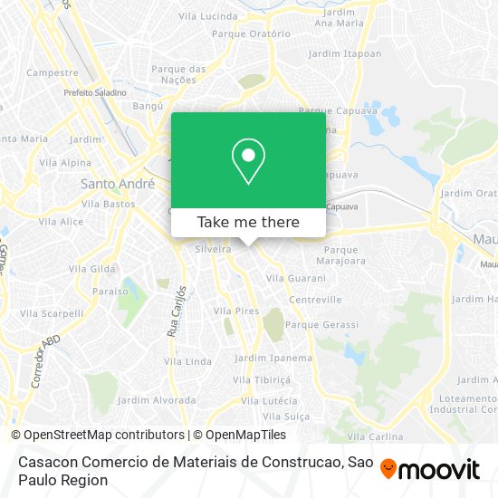 Casacon Comercio de Materiais de Construcao map