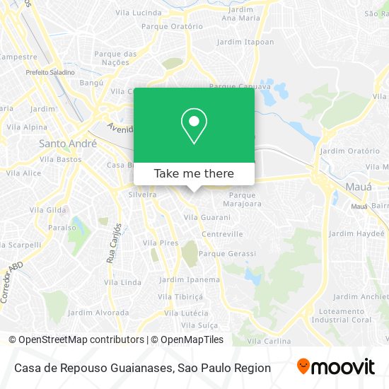 Casa de Repouso Guaianases map