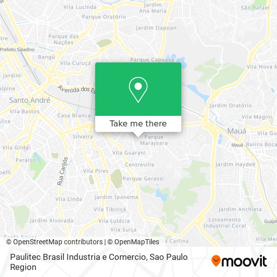 Paulitec Brasil Industria e Comercio map