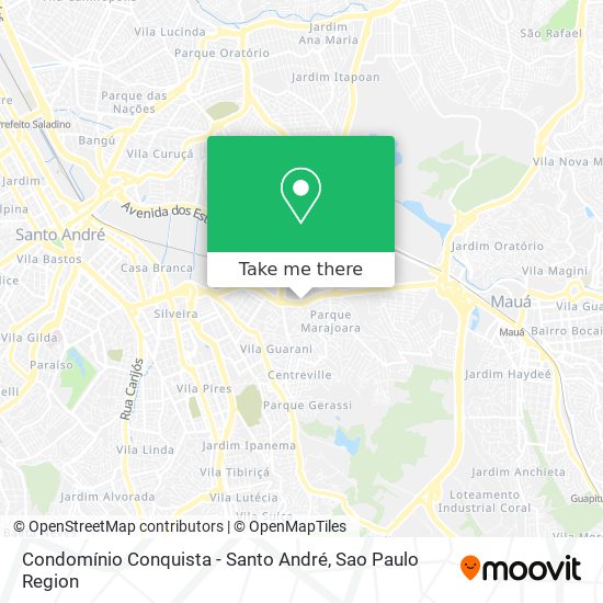 Condomínio Conquista - Santo André map