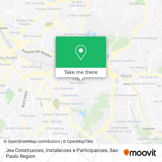 Jea Construcoes, Instalacoes e Participacoes map