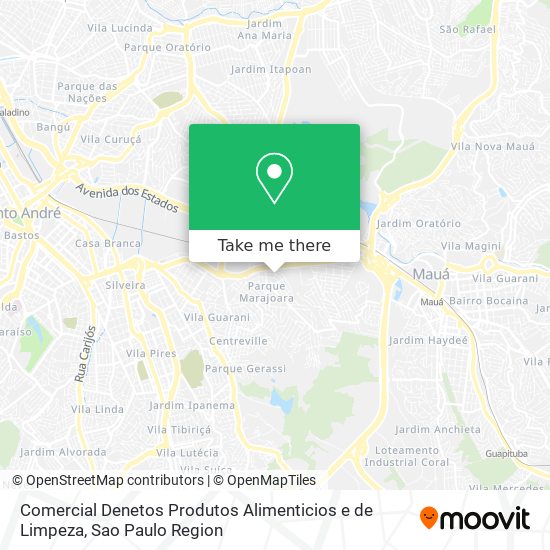 Comercial Denetos Produtos Alimenticios e de Limpeza map