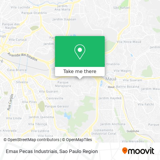 Emax Pecas Industriais map
