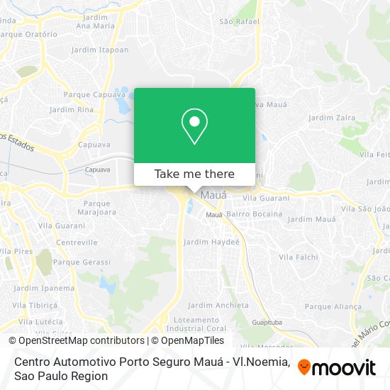 Centro Automotivo Porto Seguro Mauá - Vl.Noemia map