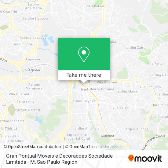 Gran Pontual Moveis e Decoracoes Sociedade Limitada - M map