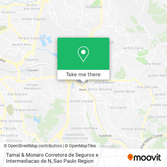 Mapa Tamai & Monaro Corretora de Seguros e Intermediacao de N