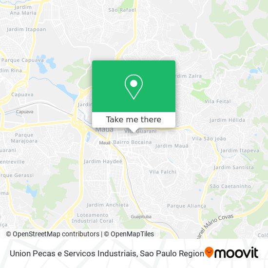 Mapa Union Pecas e Servicos Industriais