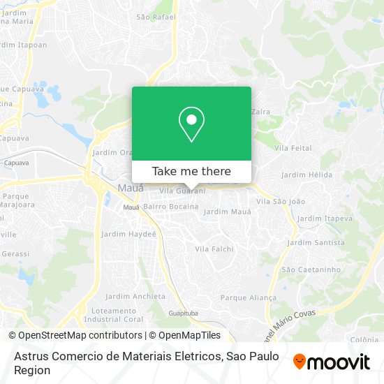 Astrus Comercio de Materiais Eletricos map