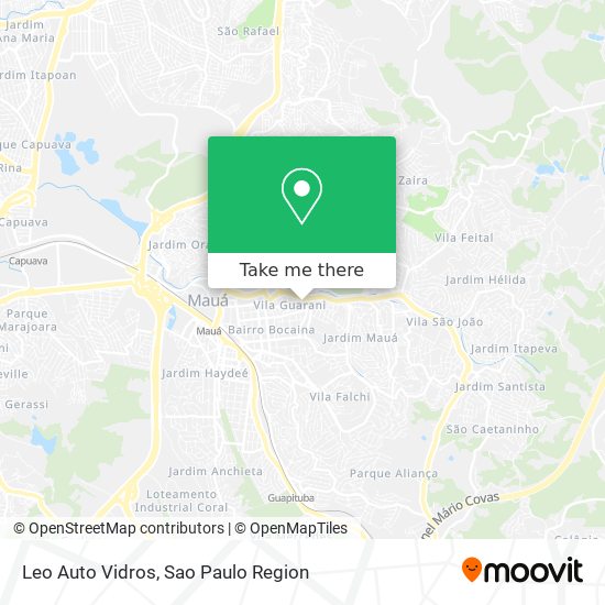 Leo Auto Vidros map