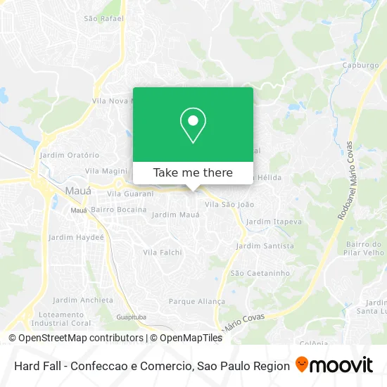 Hard Fall - Confeccao e Comercio map