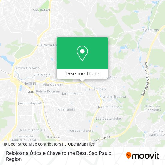 Relojoaria Ótica e Chaveiro the Best map