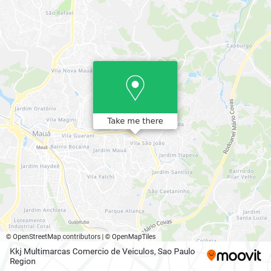 Mapa Kkj Multimarcas Comercio de Veiculos