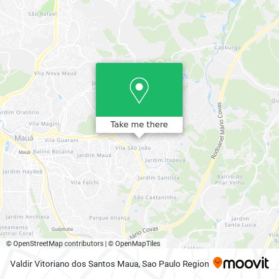 Valdir Vitoriano dos Santos Maua map