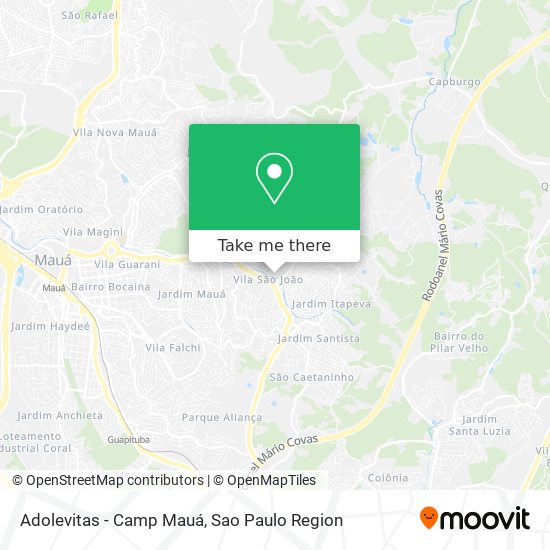 Adolevitas - Camp Mauá map