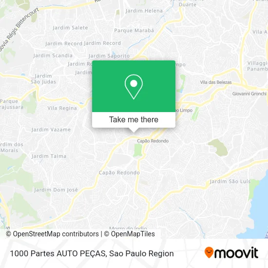 1000 Partes AUTO PEÇAS map