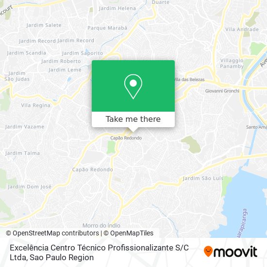 Excelência Centro Técnico Profissionalizante S / C Ltda map