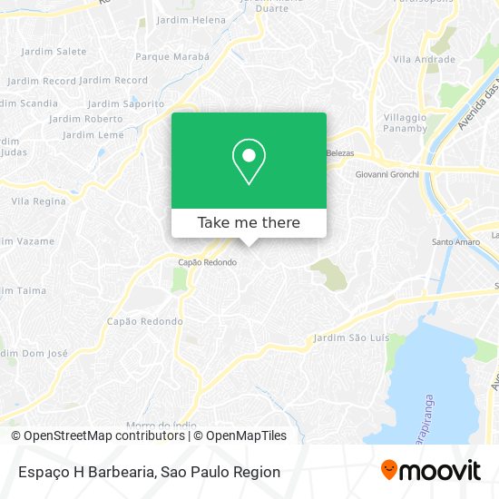 Espaço H Barbearia map