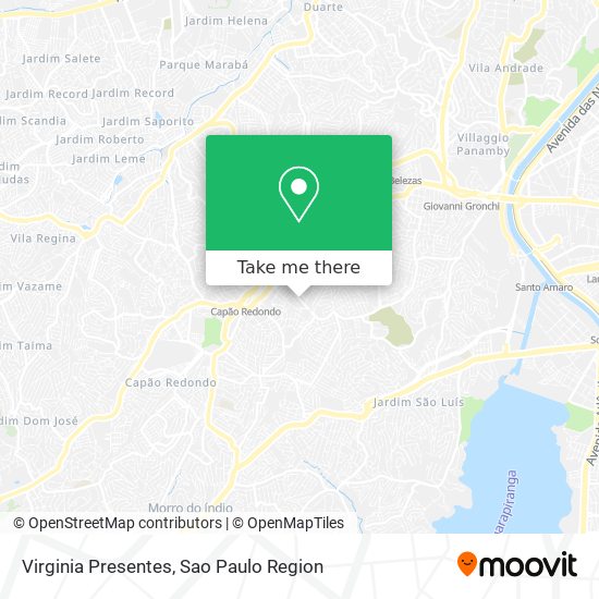 Virginia Presentes map