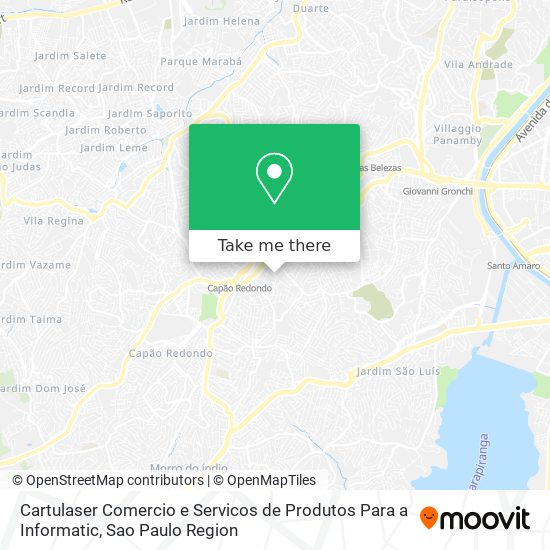 Cartulaser Comercio e Servicos de Produtos Para a Informatic map