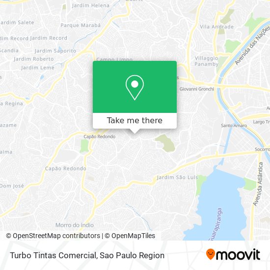 Mapa Turbo Tintas Comercial