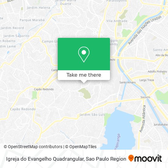 Igreja do Evangelho Quadrangular map