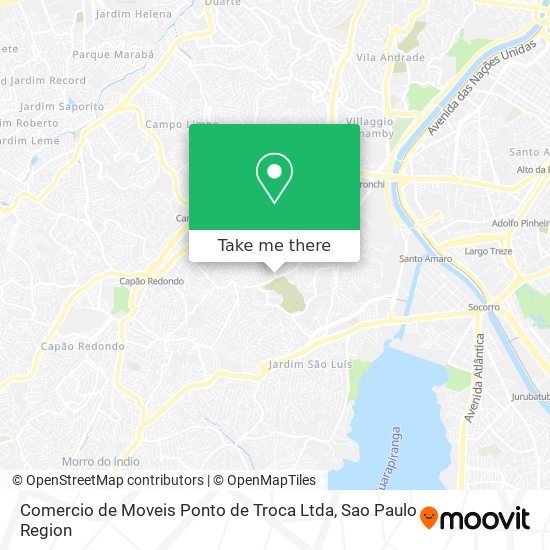 Comercio de Moveis Ponto de Troca Ltda map