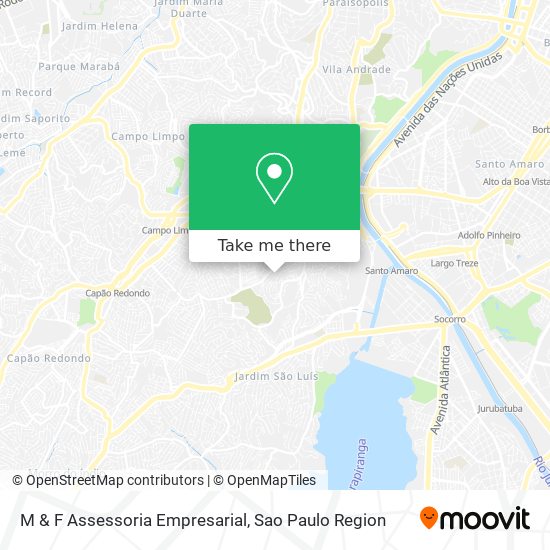 M & F Assessoria Empresarial map