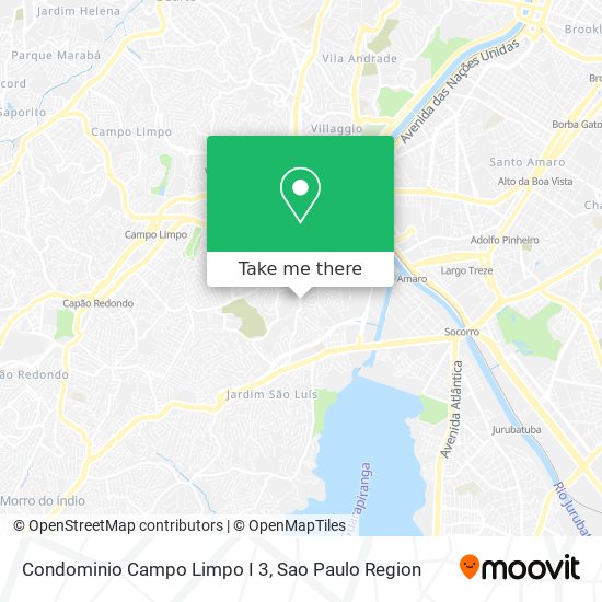 Mapa Condominio Campo Limpo I 3