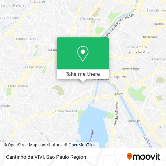 Cantinho da VIVI map