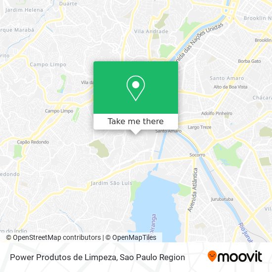 Mapa Power Produtos de Limpeza