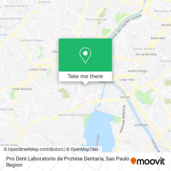 Pro Dent Laboratorio de Protese Dentaria map