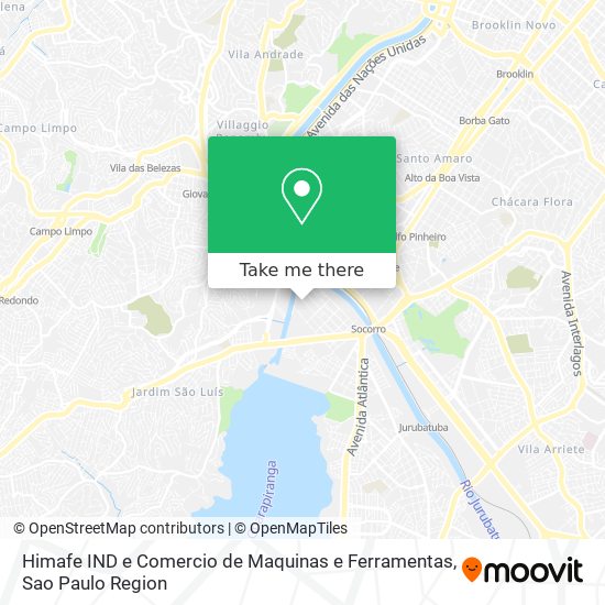 Himafe IND e Comercio de Maquinas e Ferramentas map