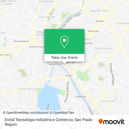Mapa Dixtal Tecnologia Indústria e Comércio
