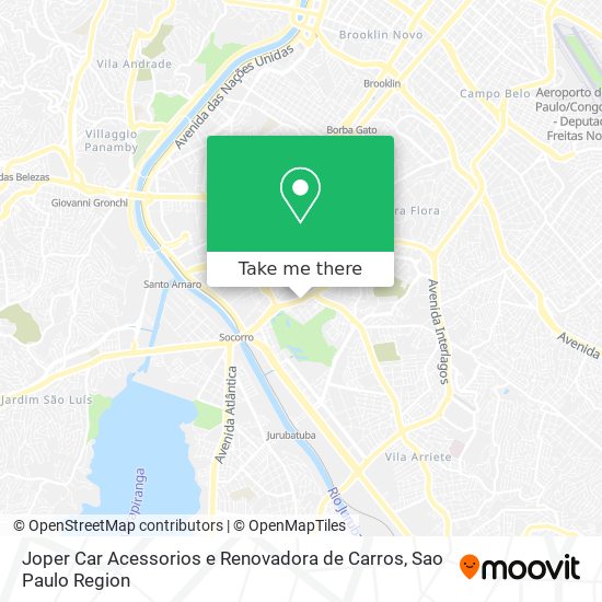 Mapa Joper Car Acessorios e Renovadora de Carros