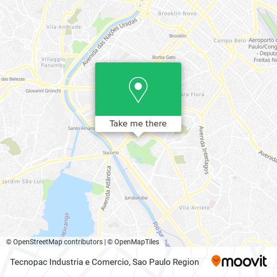 Mapa Tecnopac Industria e Comercio